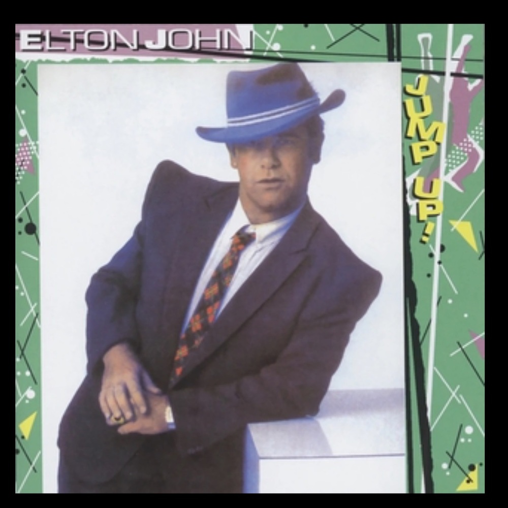Elton John Jump Up vintage vinyl LP featuring “Empty Garden”